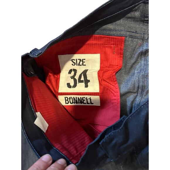 SELVADGE Brand Selvedge Denim Jeans  Cone Denim Bonelli Skinny Size 34 Red Line - Picture 4 of 8